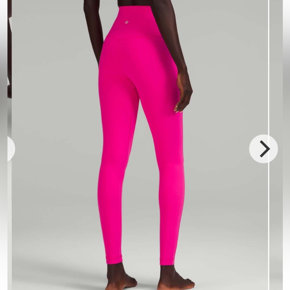 Lululemon Align High-Rise Pant 28" Sonic Pink size 8